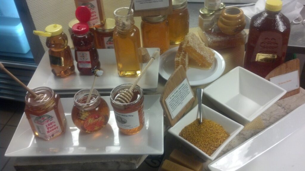 Honey from the hives