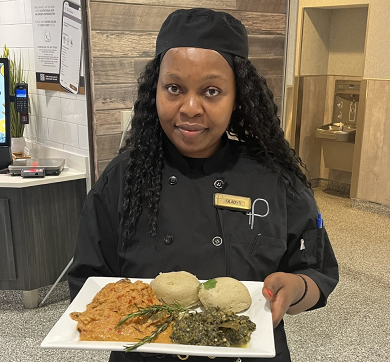 Parkhurst Chef Gladys' traditional dishes from the Democratic Republic of the Congo