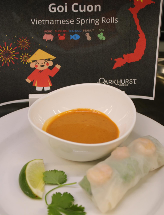 spring rolls at franciscan university