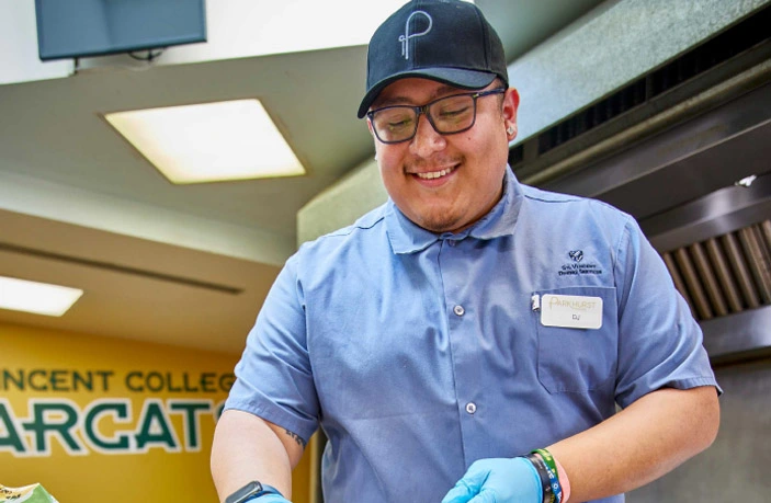 Parkhurst's purpose and culture is displayed by a leadership trainee's smile.