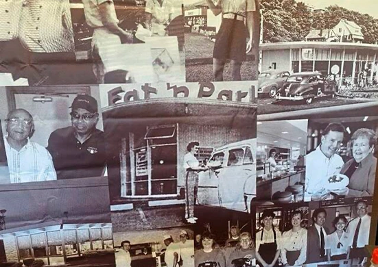 An image collage of Parkhurst's history, displaying their values and hospitality.