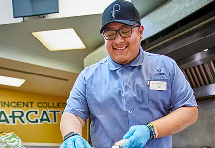 Parkhurst's purpose and culture is displayed by a leadership trainee's smile.