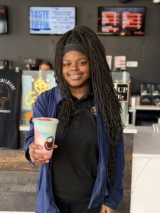 Heidelberg student shows off her special Black History Month dining creation
