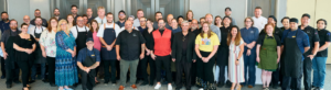 Parkhurst Dining team members gather to celebrate 30 years