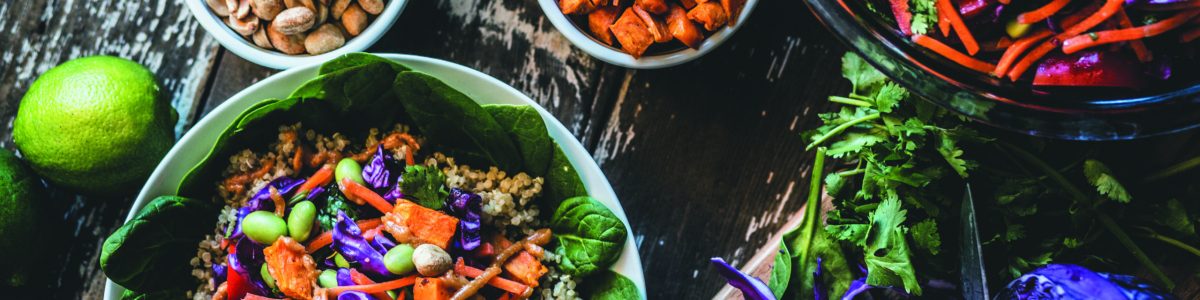 Veggie Bowl over Coconut Quinoa